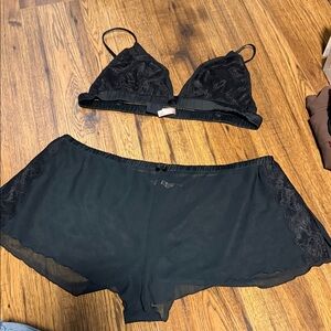 La vie en rose lingerie set